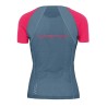 Женская футболка Karpos Lavaredo Evo W Jersey морской волны с розовым